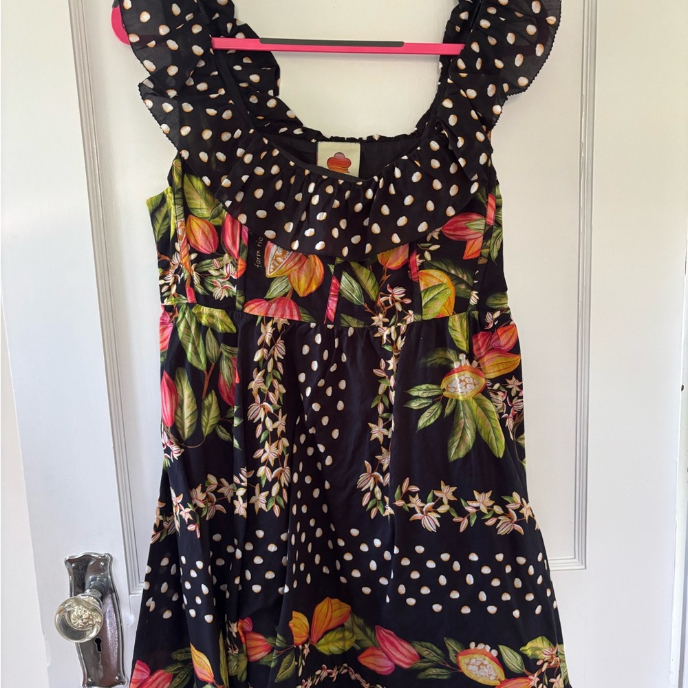 Floral Polka Dot Dress Farm Rio